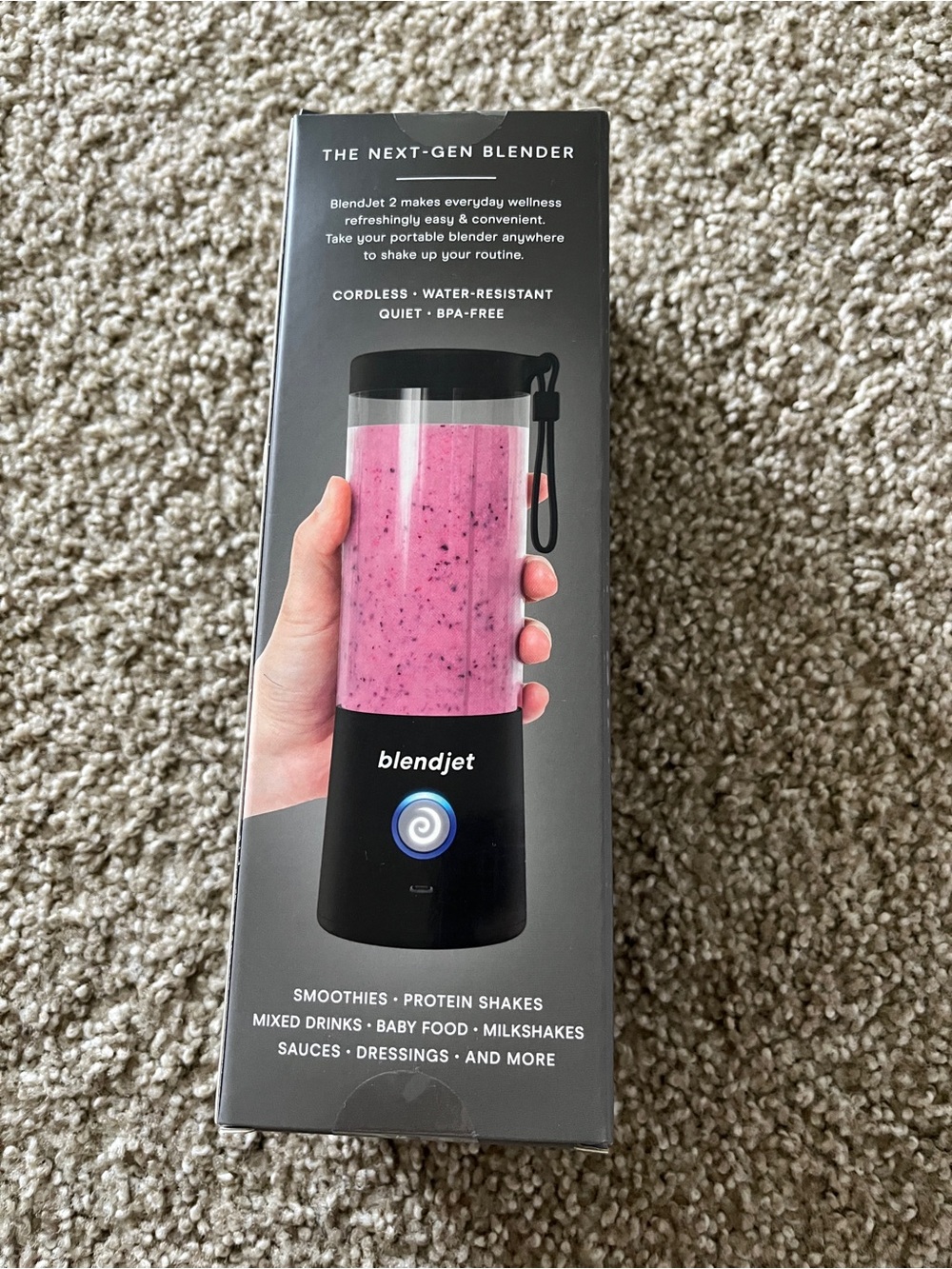 BlendJet Portable Personal Blender - Black Box - Picture 3 of 6